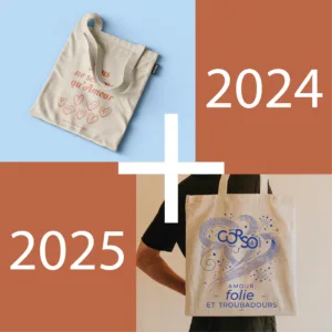 LOT 2X TOTEBAG CORSO NAVAL DES DÉJANTÉS 2024 + 2025